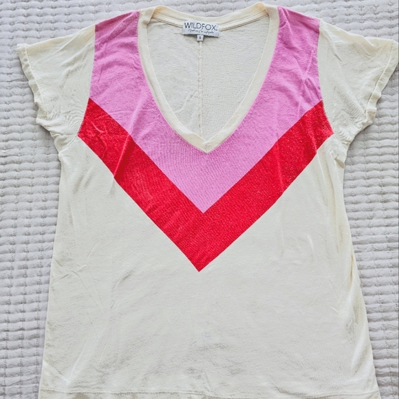 Wildfox Vintage Stripe T-Shirt - Picture 1 of 4